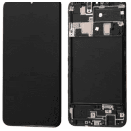 Display Samsung A20  A205 Comp. Negro c Marco(GH82-19571A)