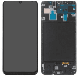 Display Samsung A30 / A305 Comp. Negro c/Marco (GH82-19202A/19725A)