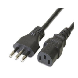 CABLE DE CORRIENTE PARA NOTEBOOK (3 EN LINEA - TIPO MICKEY)