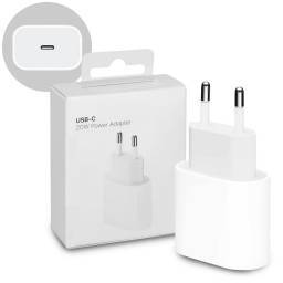 CARGADOR IPHONE ORIGINAL USB-C 20W (SIN LOGO)