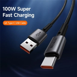 CABLE MCDODO MICRO USB A USB-C 100W 1.8M 6A QC2.0 A 4.0 ALUMINUM ALLOY (CA3591)