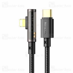 CABLE MCDODO TRANSPARENTE TIPO C a LIGHTNING 90 36W 3A 1.2M ZINC ALLOY (CA3390)