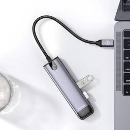 HUB 5 en 1 HDMI; USB-A 3.0*3; USB-C 100W (HU7750)
