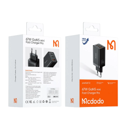 CARGADOR MCDODO GaN5 Mini Pro  CARGA RAPIDA 67W (CH1541)